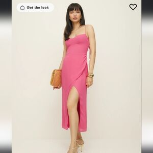 Reformation Kourtney dress size 6 in flambe NWT